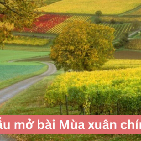 Top 8 mẫu mở bài Mùa xuân chín hay nhất – Ngữ văn 10 KNTT