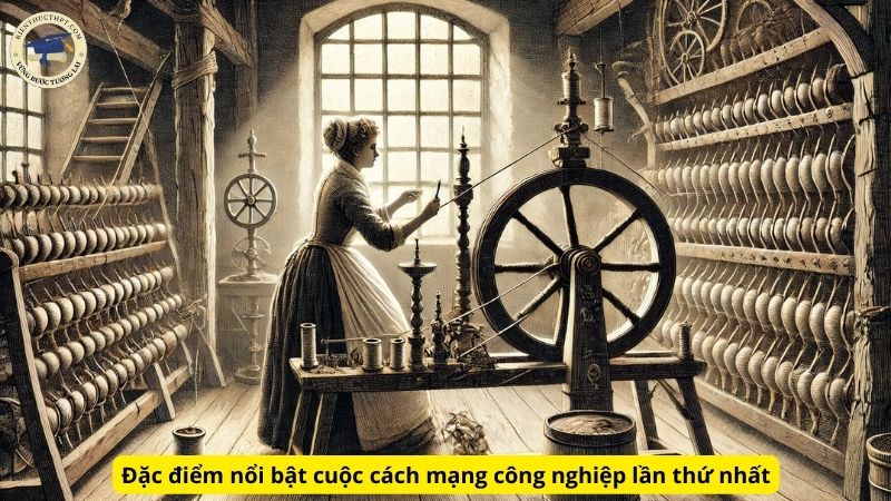 Đặc điểm nổi bật cuộc cách mạng công nghiệp lần thứ nhất