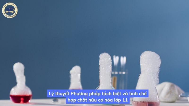 Lý thuyết Phương pháp tách biệt và tinh chế hợp chất hữu cơ hóa lớp 11