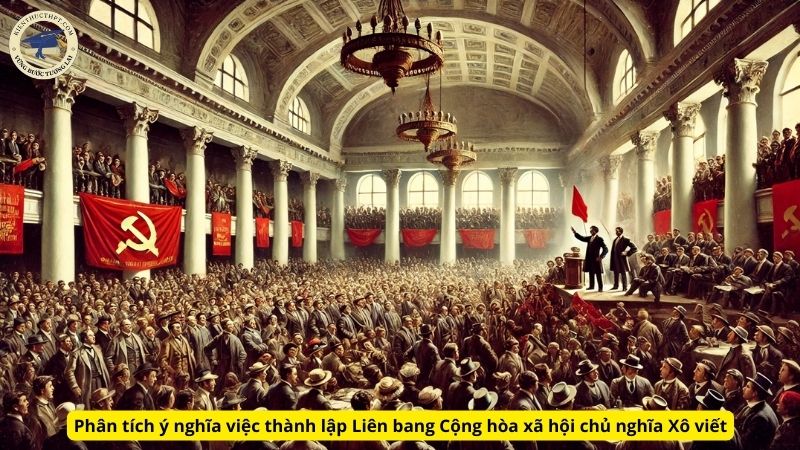 Câu hỏi 2 trang 21: Phân tích ý nghĩa việc thành lập Liên bang Cộng hòa xã hội chủ nghĩa Xô viết