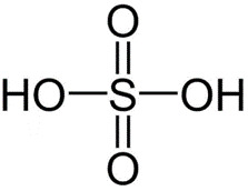 Phân tử axit sulfuric