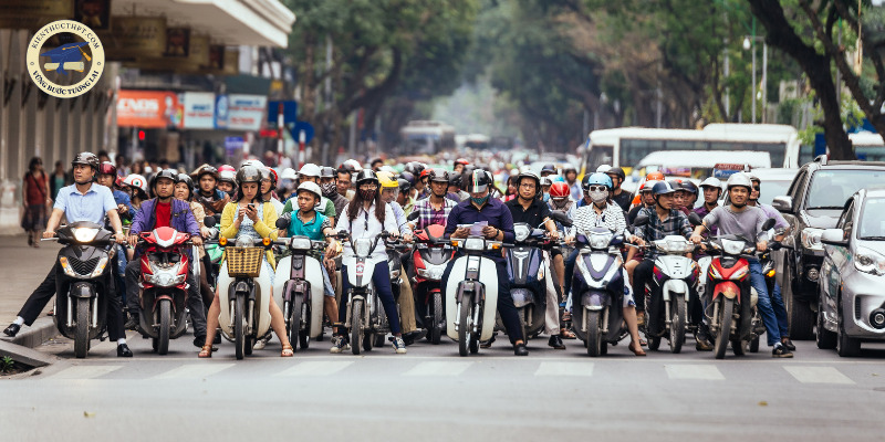 Tắc đường ở Hà Nội 