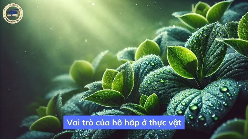 Vai trò của hô hấp ở thực vật