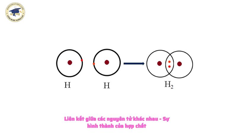 Liên kết giữa các nguyên tử khác nhau - Sự hình thành của hợp chất