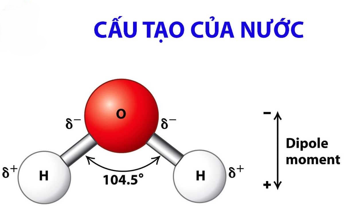 Cấu tạo phân tử nước