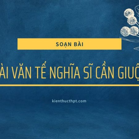 Hướng dẫn soạn bài Văn tế nghĩa sĩ Cần Giuộc – Ngữ văn 11