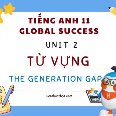 Tổng hợp từ vựng Tiếng Anh 11 Global Success Unit 2 chi tiết