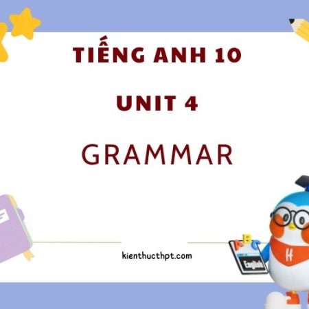 Giải Tiếng anh 10 Unit 4 Grammar: For a better community