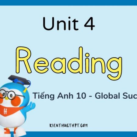 Giải bài tập Tiếng Anh 10 Unit 4 Reading đầy đủ, chính xác