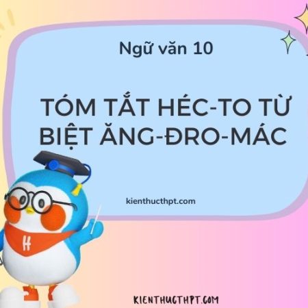 Top 10 mẫu Tóm tắt Héc to từ biệt Ăng đrô mác hay, ngắn gọn