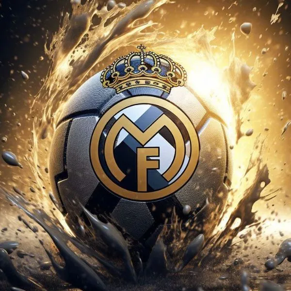 logo avatar real madrid với hình bóng đá đẹp nhất dành cho fan