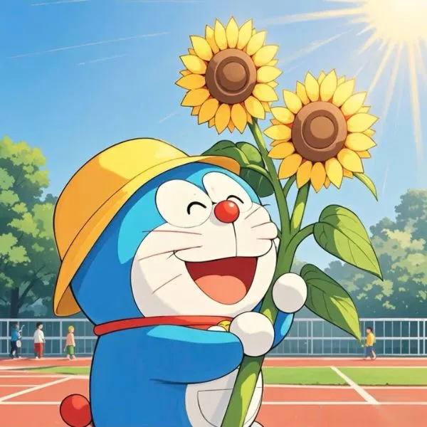 Avatar Doraemon cute làm sáng bừng màn hình của bạn