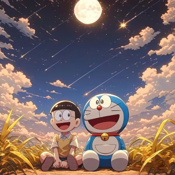 Avatar hình nền Doraemon dễ thương và đáng yêu