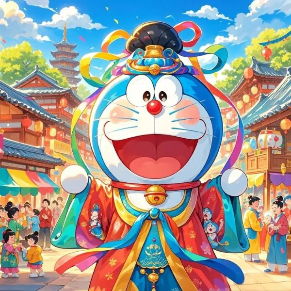 Avatar Doraemon cute và ngộ nghĩnh tạo điểm nhấn riêng