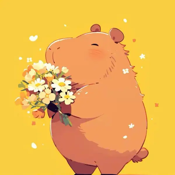 Khám phá avatar vẽ capybara cute, cực ngộ nghĩnh và vui nhộn.