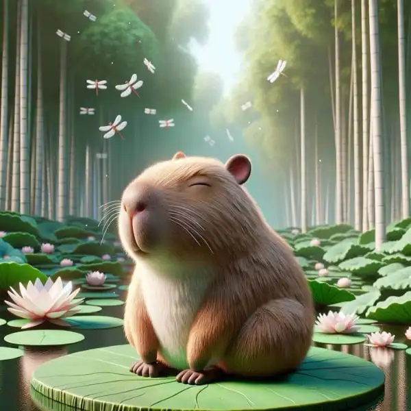 Hình avatar capybara đáng yêu, thích hợp cho mọi lứa tuổi.