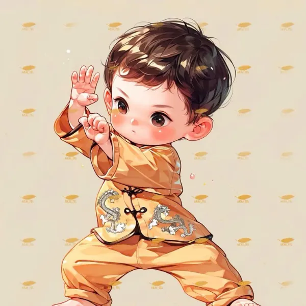 avatar chibi nam dễ thương với mắt to