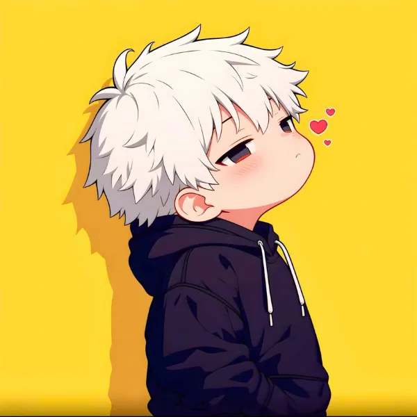 avatar chibi nam cute và năng động