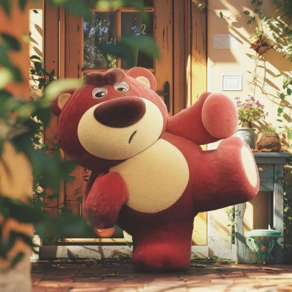 Avatar gấu dâu cute