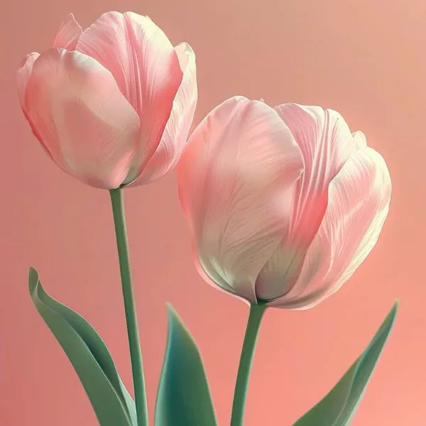 Ảnh avatar hoa tulip đẹp, cực kỳ thanh lịch và nhẹ nhàng