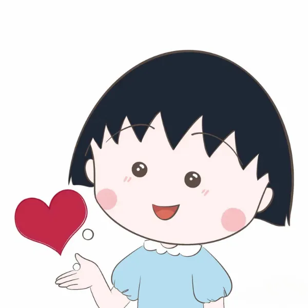 Avatar Maruko dễ thương tràn đầy tình yêu thương