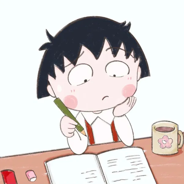 avatar Maruko đang học bài