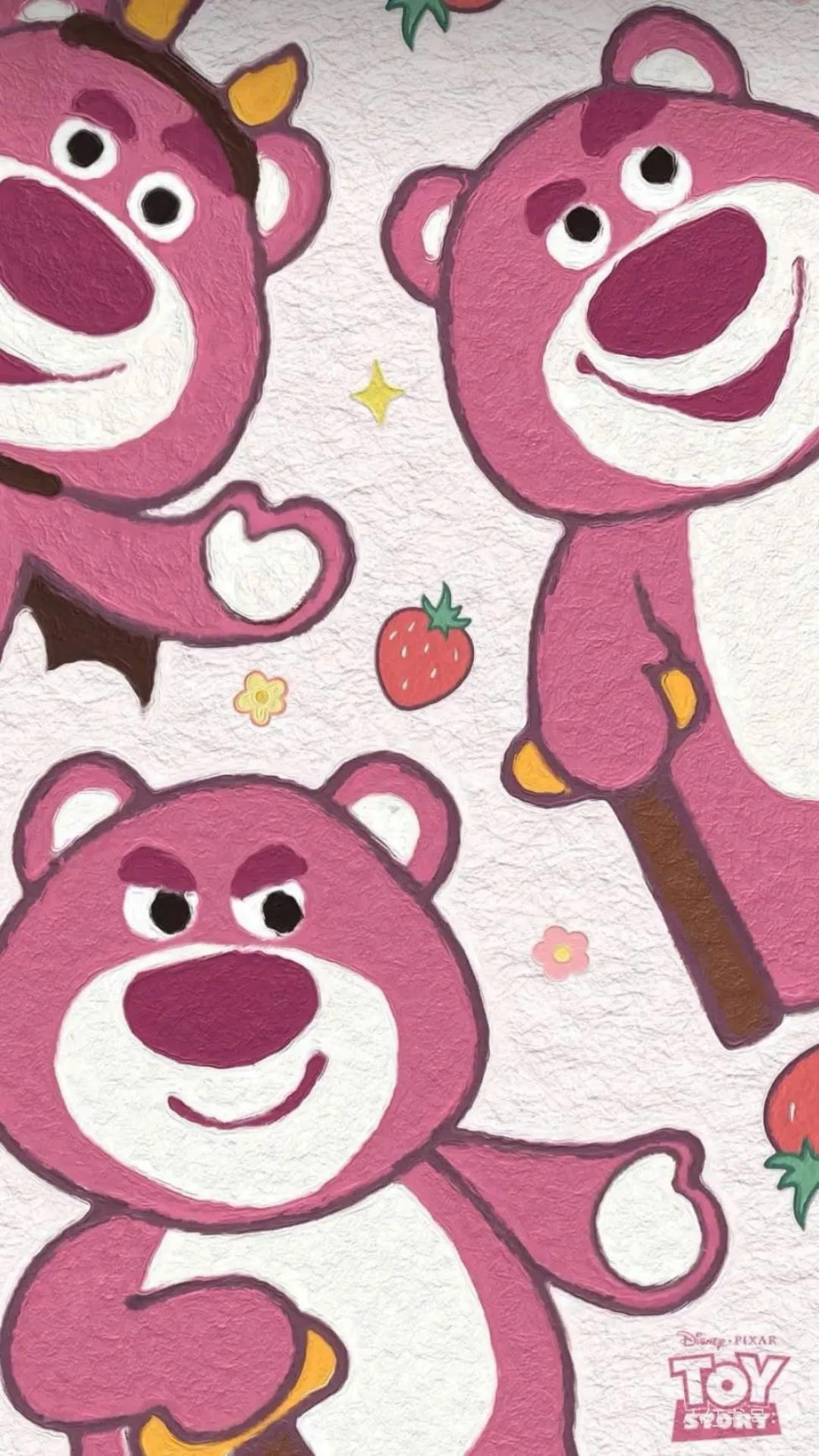 hình nền điện thoại gấu Lotso cute cho màn hình thêm phần sinh động