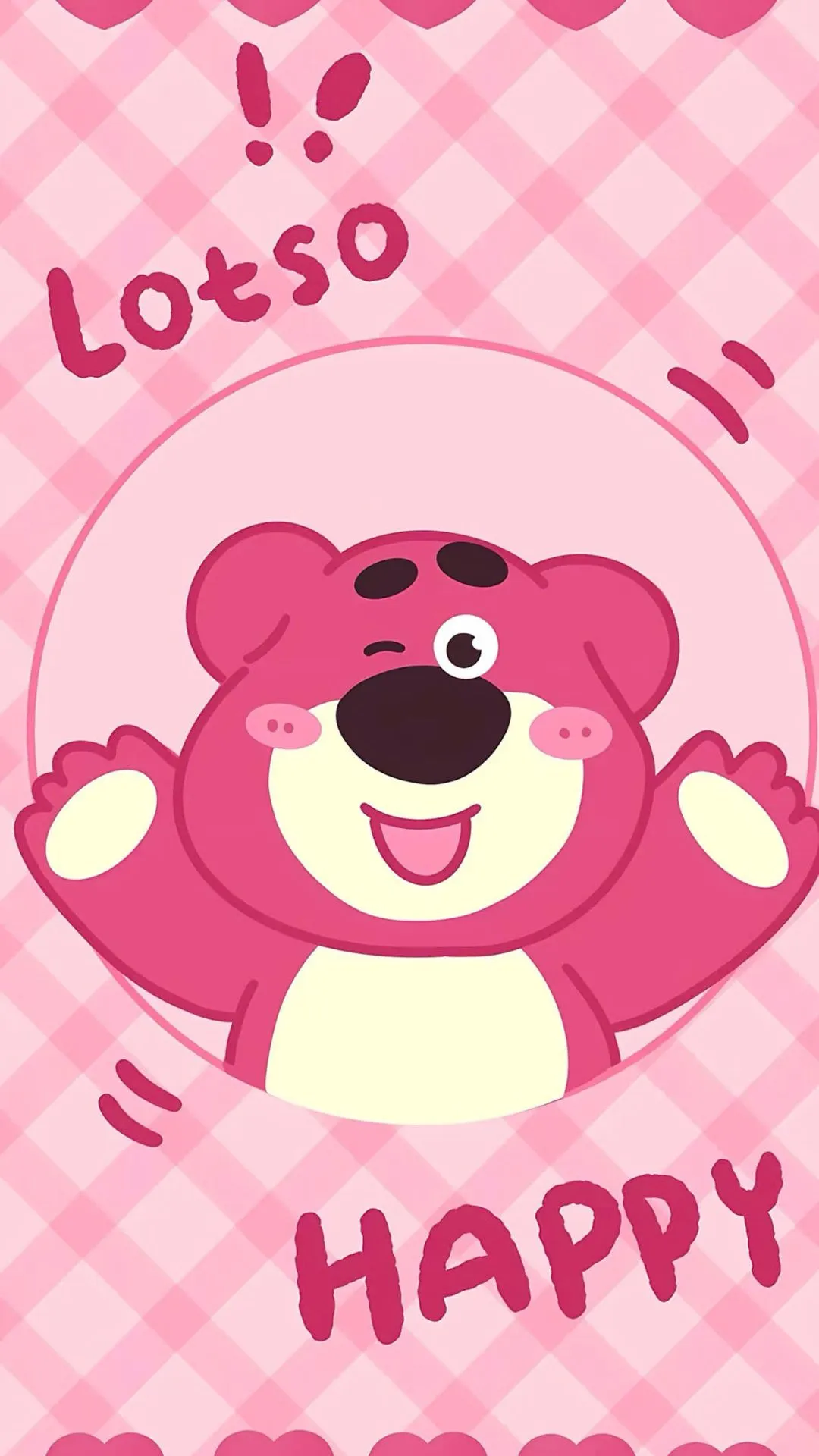 hình nền điện thoại gấu Lotso cute thú vị