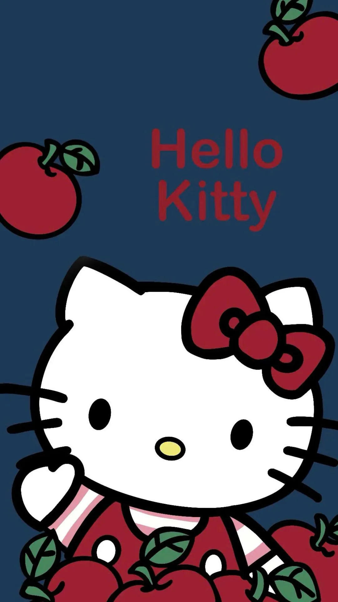 hình nền Hello Kitty màu hồng dễ thương