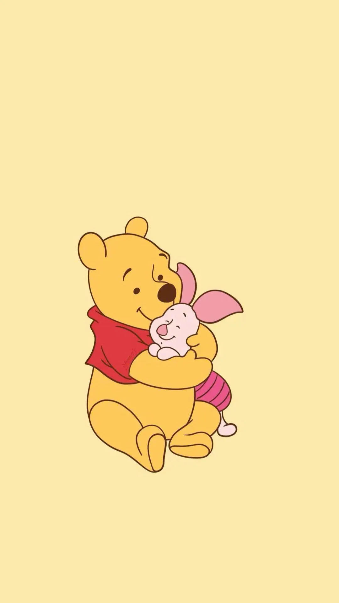 hình nền gấu Pooh đáng yêu cho màn hình khóa