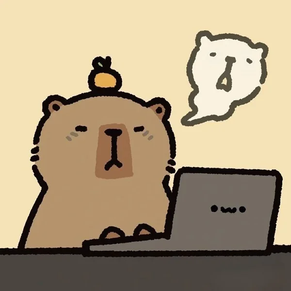 capybara meme chibi đáng yêu