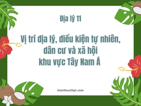 Giải bài tập Địa 11 bài 15 Kết nối tri thức đúng chuẩn SGK