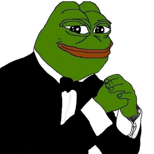 meme ếch xanh quý tộc