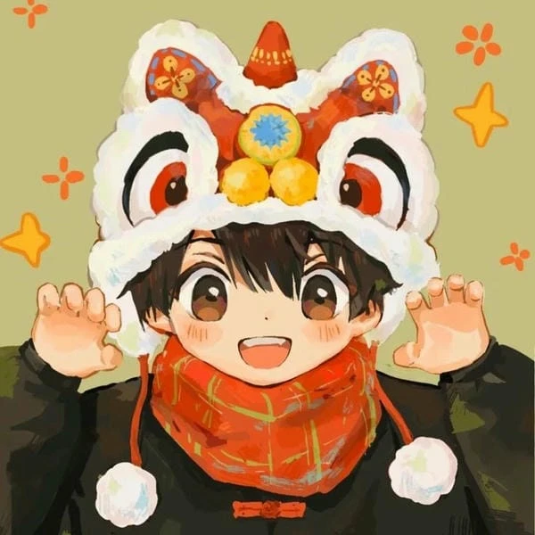 Ảnh avatar Tết anime dễ thương