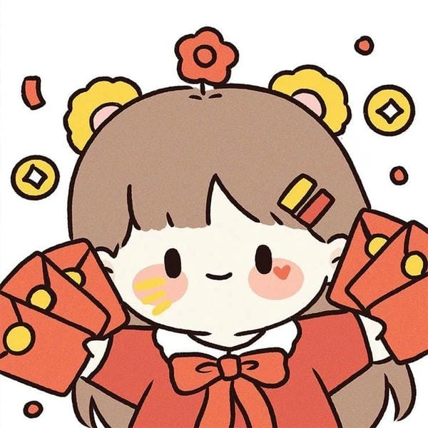 Avatar Tết cute đẹp nhất