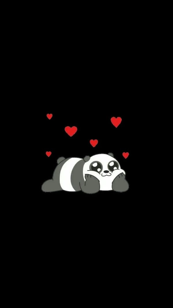 hình nền điện thoại panda cute