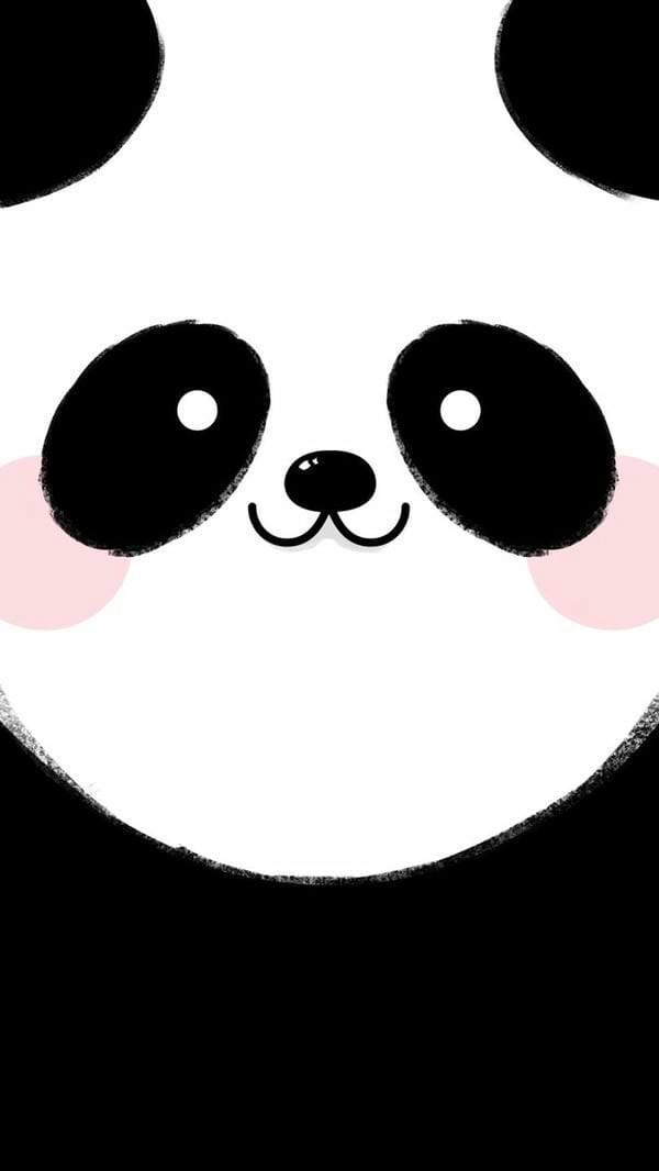 ảnh hình nền điện thoại gấu trúc cute