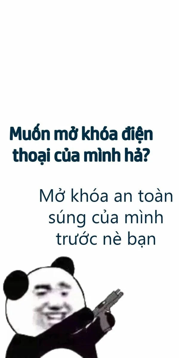 Hình nền troll hài cho điện thoại khóa màn hình