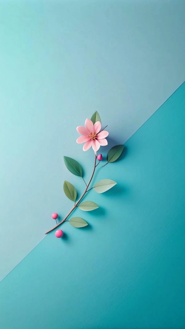 hình nền hoa 3D đẹp cho điện thoại nhẹ nhàng