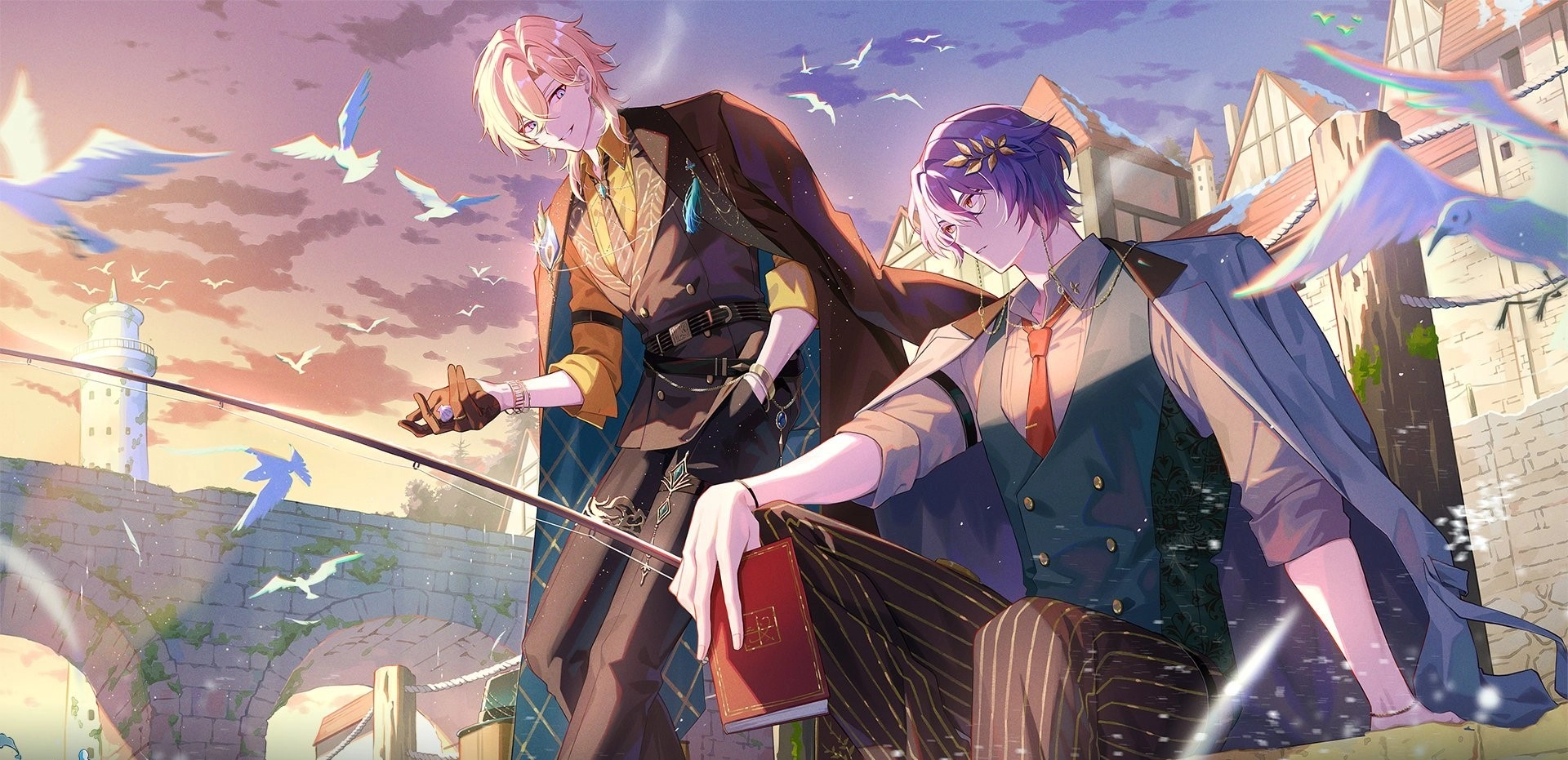 hình nền máy tính anime ngầu nam