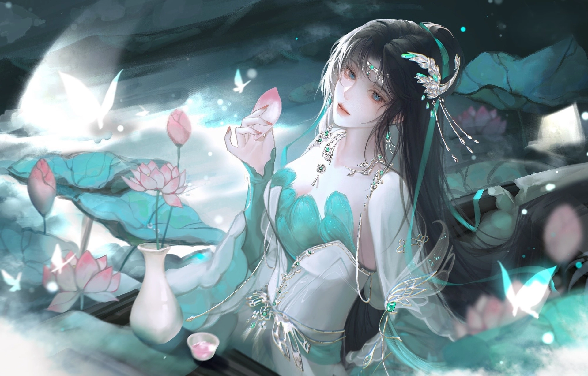 hình nền máy tính anime cute