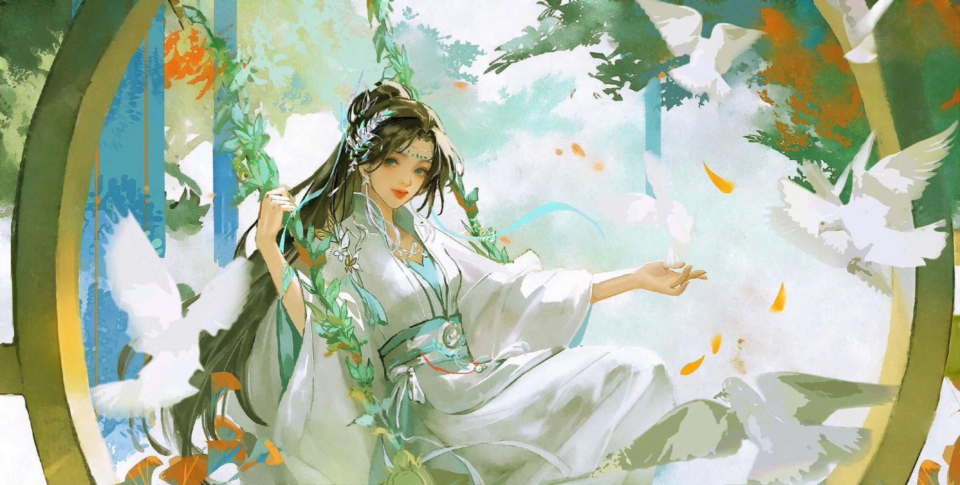 hình nền máy tính anime nữ