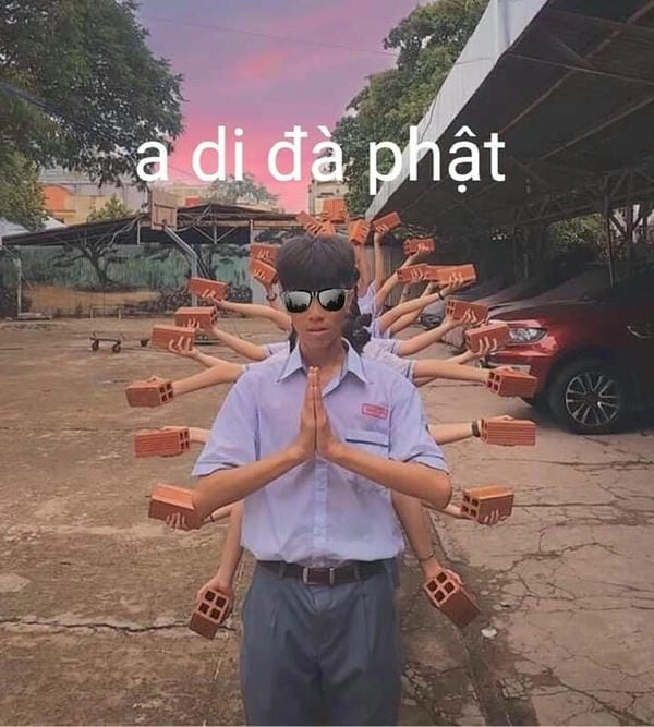 ảnh meme bựa nam mô a di đà phật