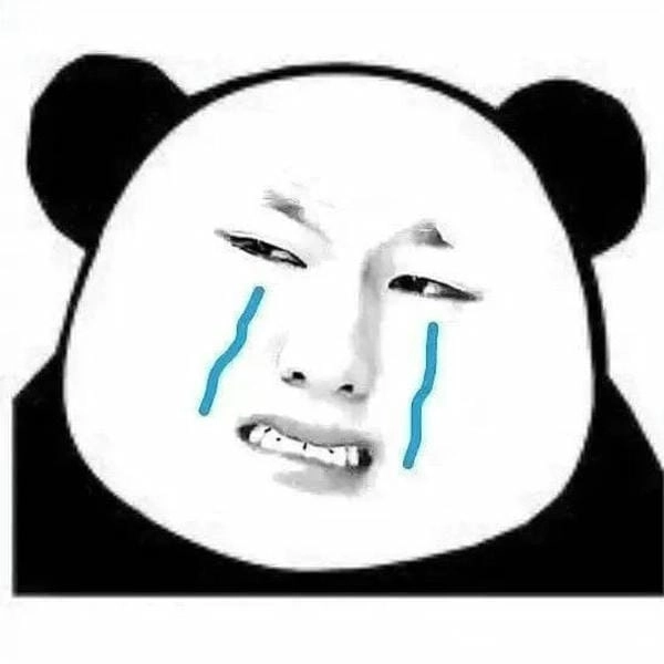 ảnh meme cười ra nước mắt gấu trúc