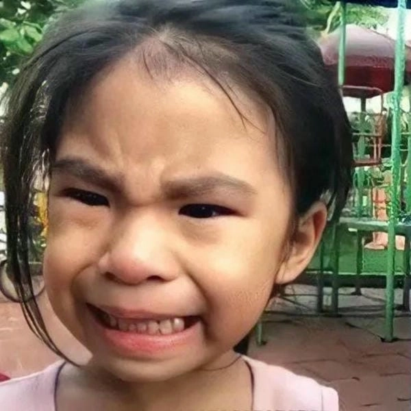 tải meme rớt nước mắt