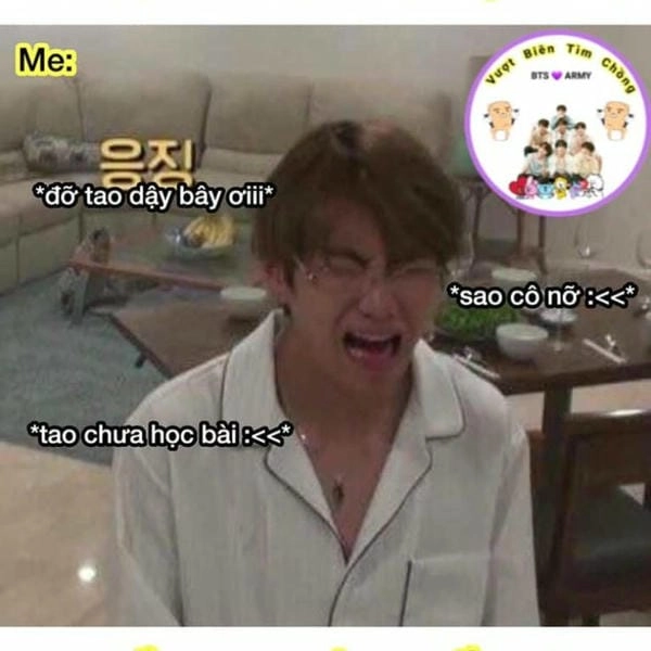 ảnh meme cười chảy nước mắt vô tri