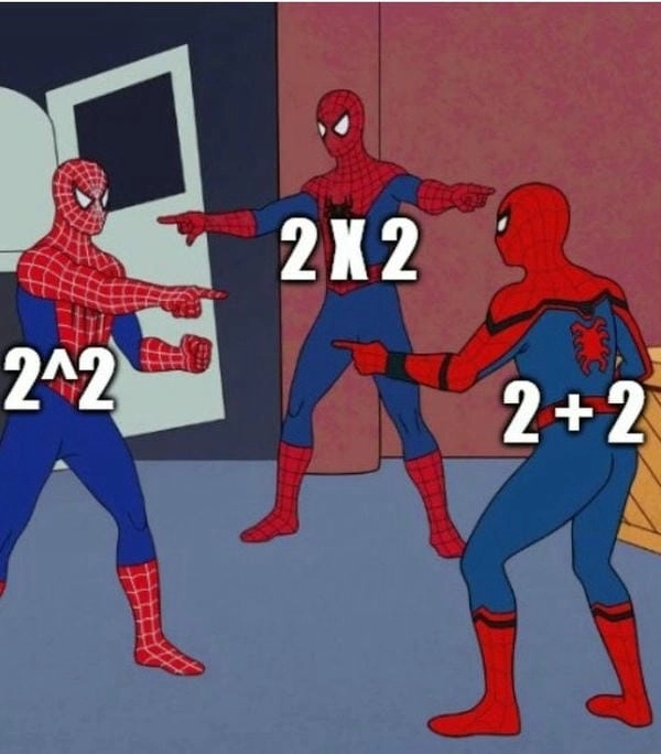 Meme SpiderMan chỉ tay nhau