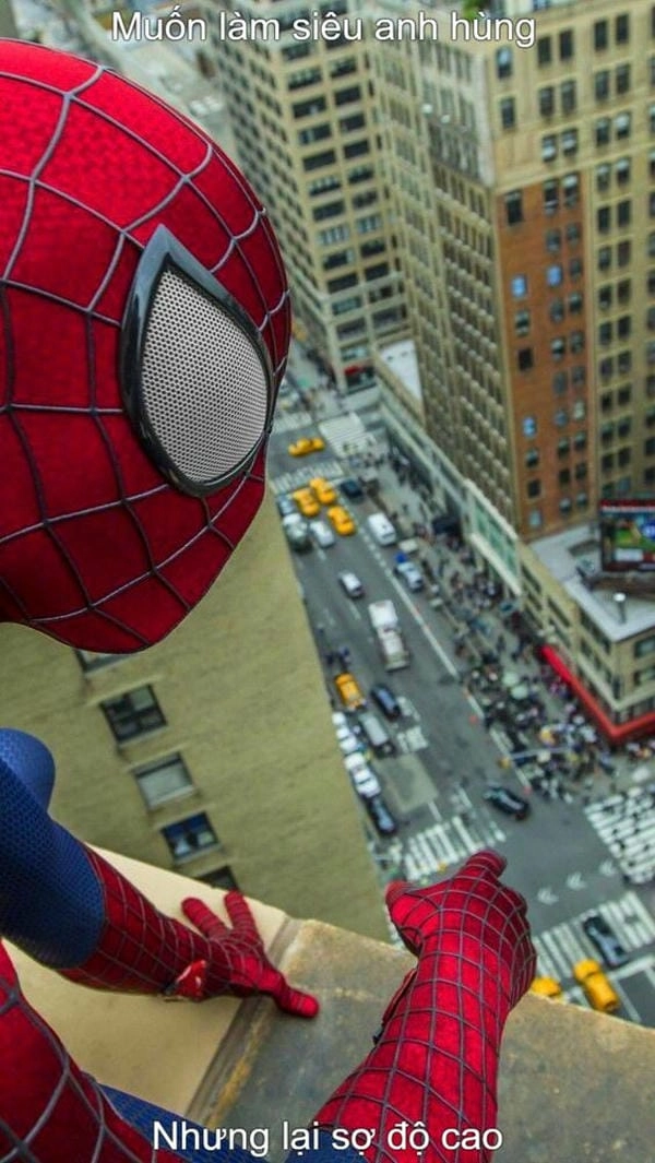 SpiderMan meme độc đáo