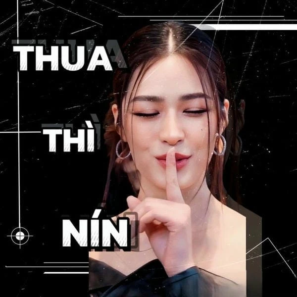 Ảnh meme thua thì nín