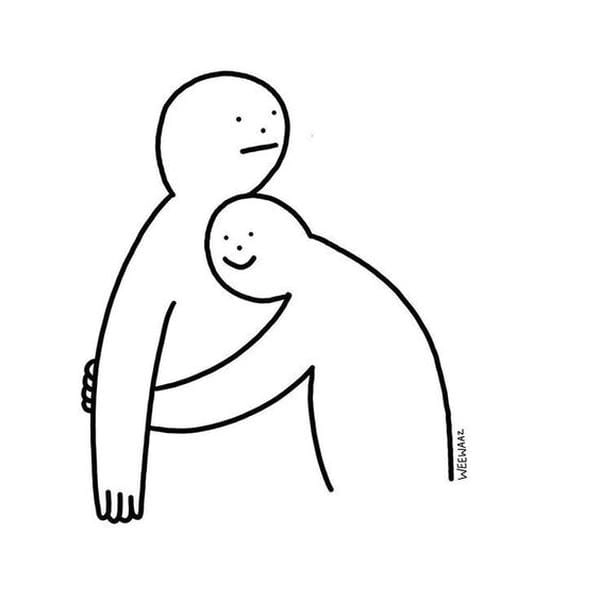 tải ảnh meme ôm cute
